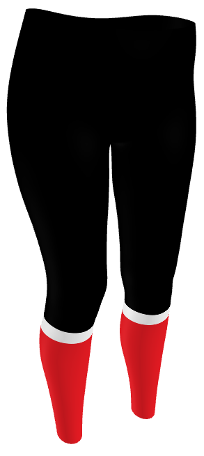 Athletic Authority  "Red Socks" Leggings