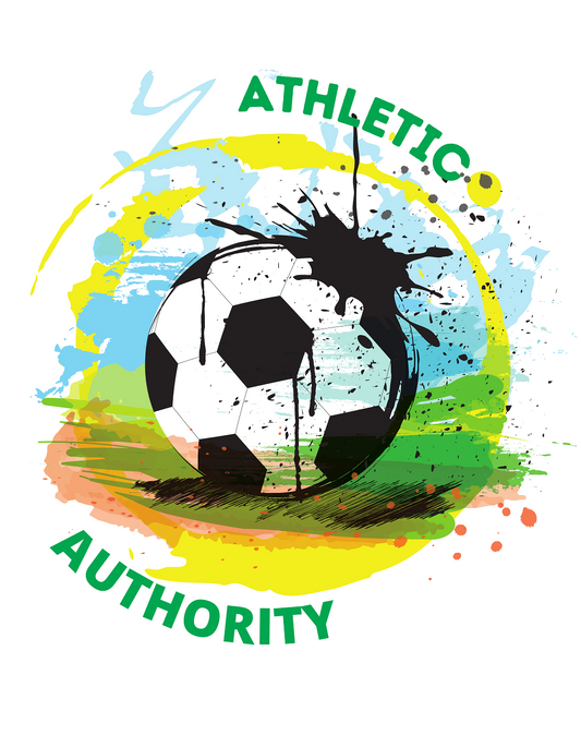 Athletic Authority"  Soccer Paint" Unisex Tri-Blend Short sleeve t-shirt