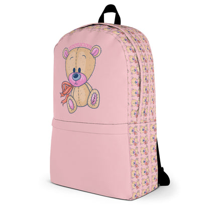 Teddylicious "Penny" teddy bear Backpack left side