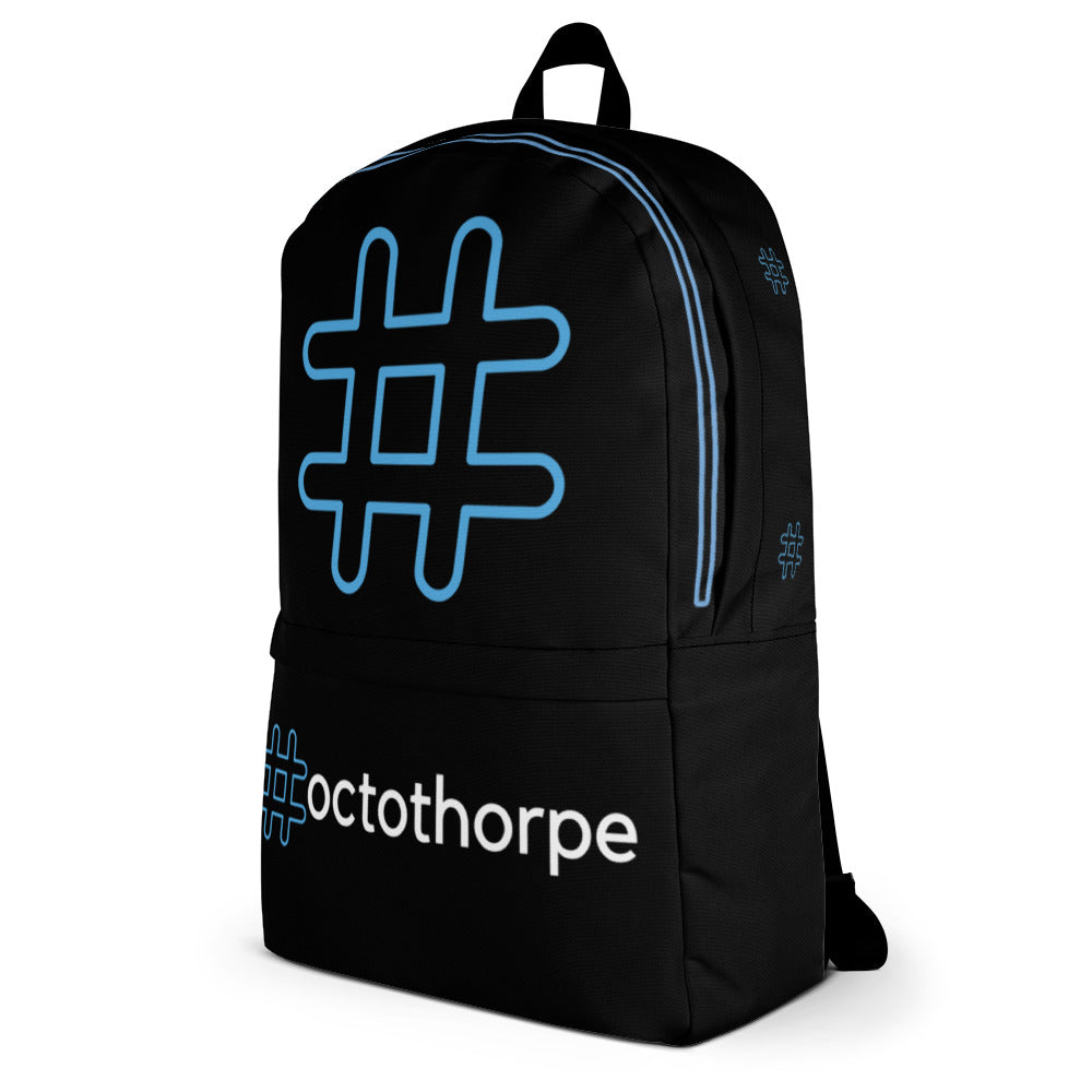 Word Nurd "#Octothorpe" Backpack left side