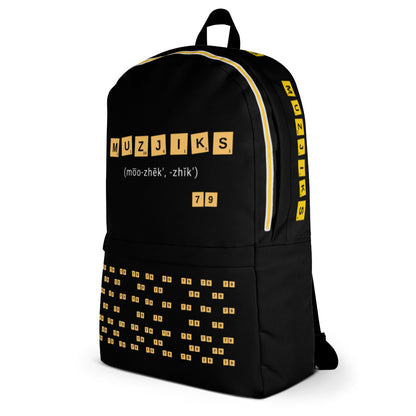 Word Nurd "Muzjiks 79" Backpack left side