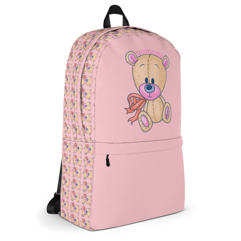 Teddylicious "Penny" teddy bear Backpack right side