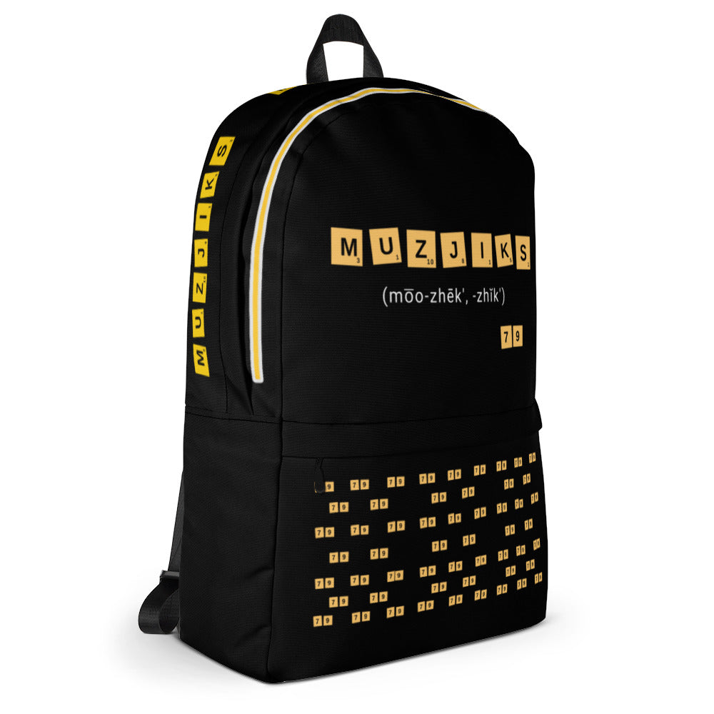 Word Nurd "Muzjiks 79" Backpack right side