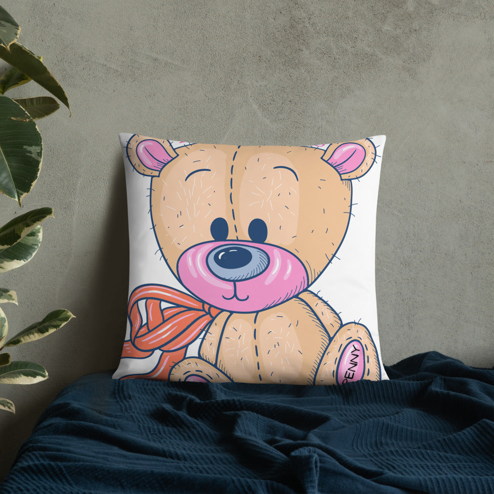 Teddylicious "Penny" Teddy Bear Pillow 22 x 22