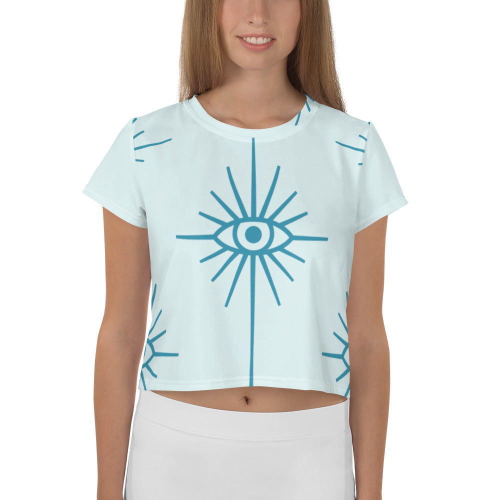 Athletic Authority "Sky Burst" Crop Tee