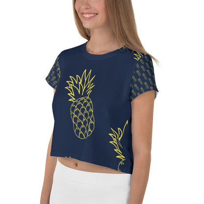 Athletic Authority  "Pineapple" Crop Tee