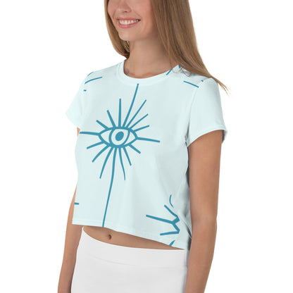 Athletic Authority "Sky Burst" Crop Tee