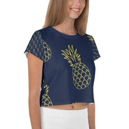 Athletic Authority  "Pineapple" Crop Tee