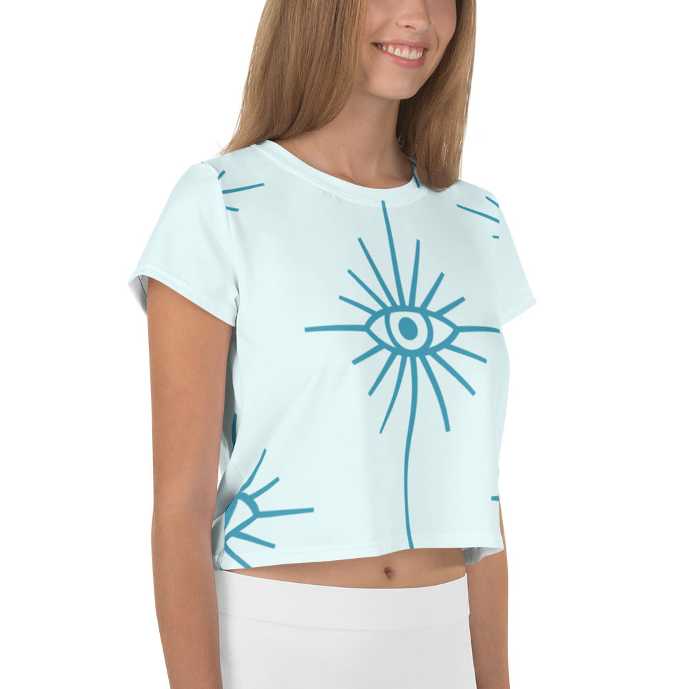 Athletic Authority "Sky Burst" Crop Tee