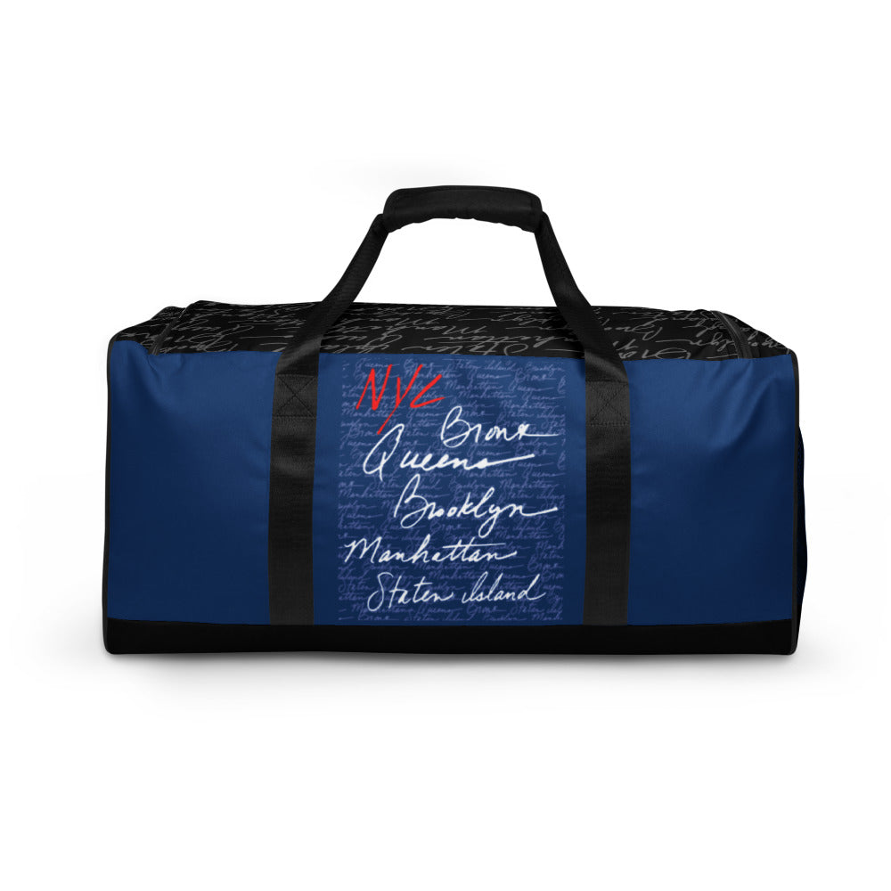 Athletic Authority  "NYC 5 Boroughs" Duffle bag side