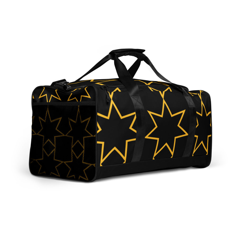 Athletic Authority "Star Burst Black" Duffle Bag