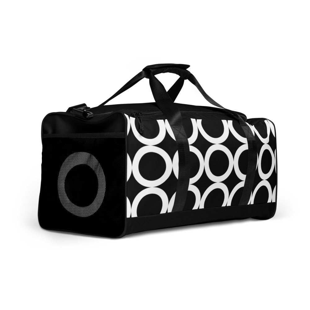 Athletic Authority "Circles White" Duffle Bag