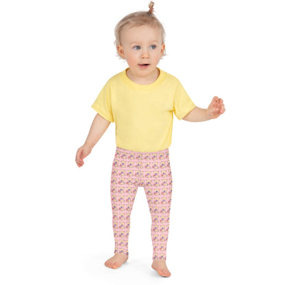 Teddylicious "Penny" Teddy Bear Kid's Leggings front 