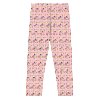 Teddylicious "Penny" Teddy Bear Kid's Leggings detail