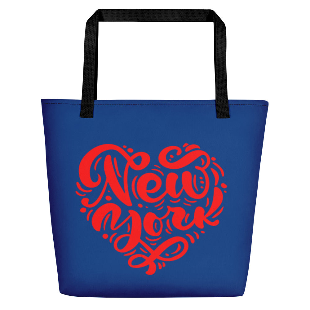 MYNY Hub "Heart" Beach Bag