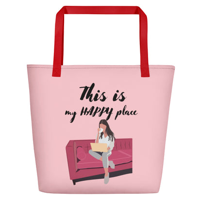 MYNY Hub "Happy Place" Beach Bag