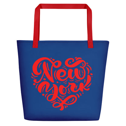 MYNY Hub "Heart" Beach Bag