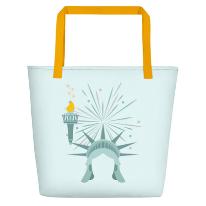 MYNY Hub "Liberty TORCH" Beach Bag