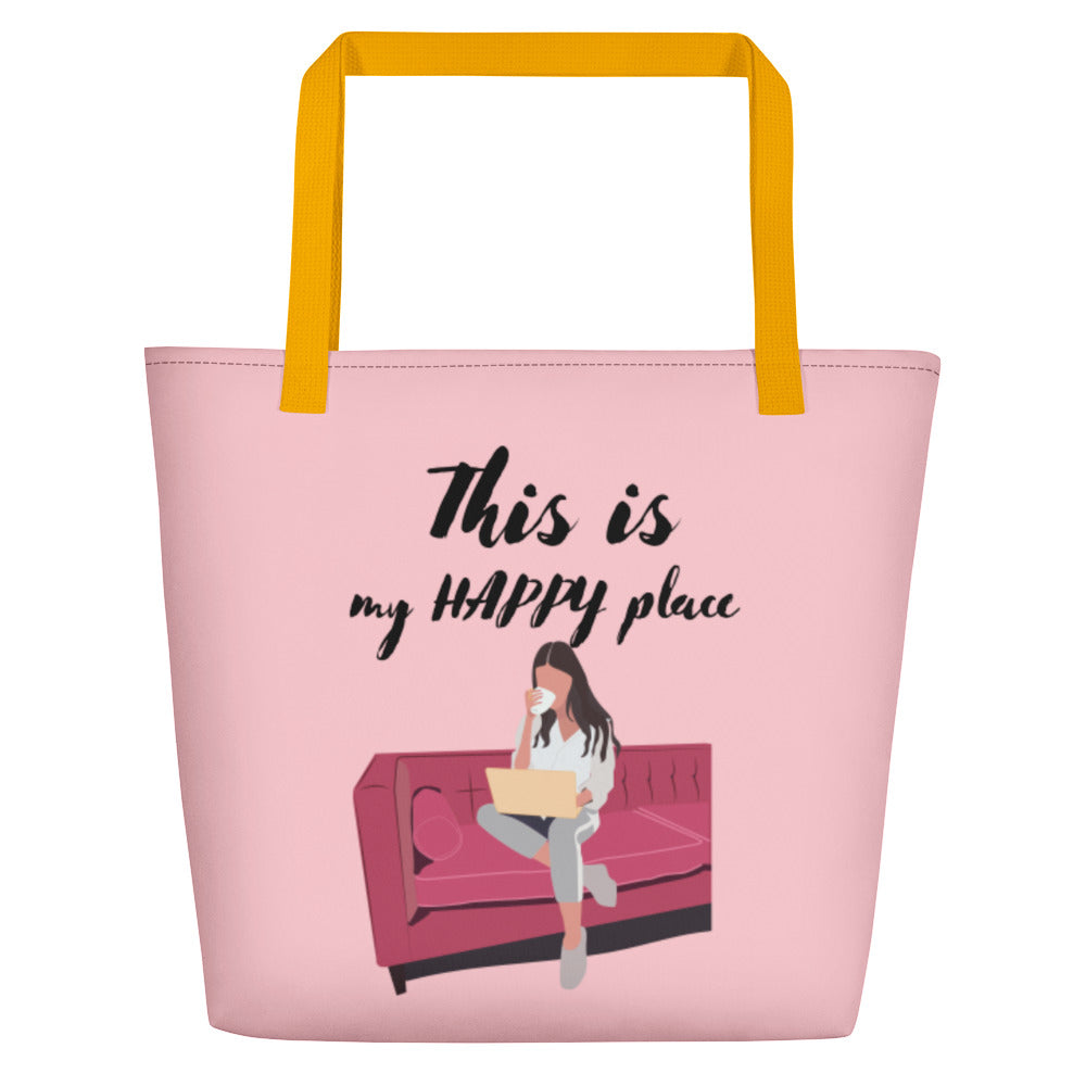 MYNY Hub "Happy Place" Beach Bag