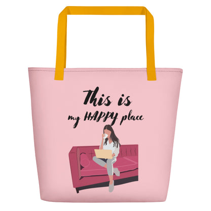 MYNY Hub "Happy Place" Beach Bag