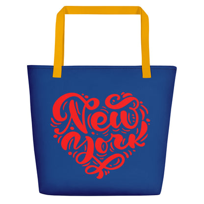 MYNY Hub "Heart" Beach Bag