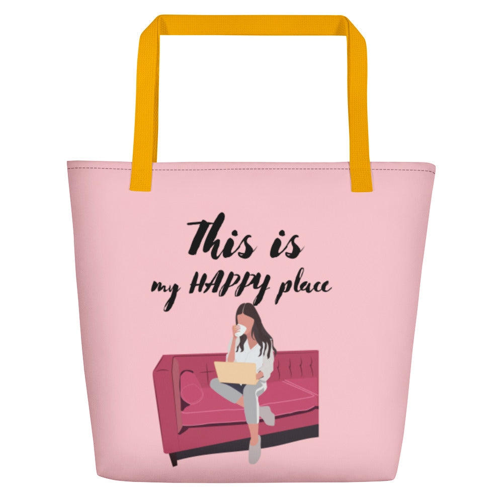 MYNY Hub "Happy Place" Beach Bag