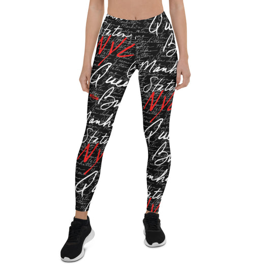 Athletic Authority NYC  "5 Boroughs" Leggings front