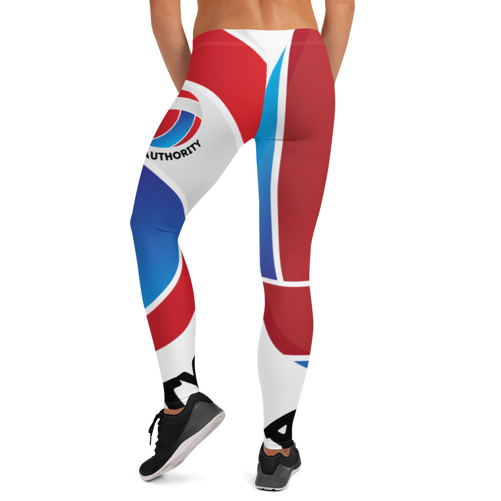 Athletic Authority  "Volley" Volley Ball All-Over Print Leggings