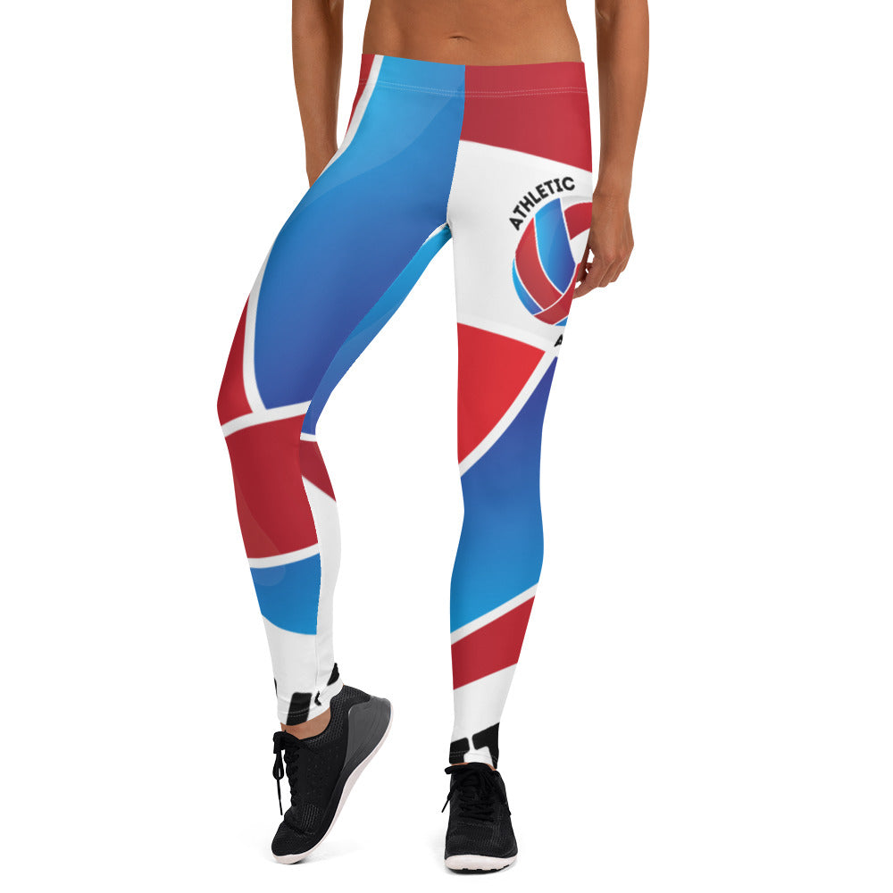 Athletic Authority  "Volley" Volley Ball All-Over Print Leggings