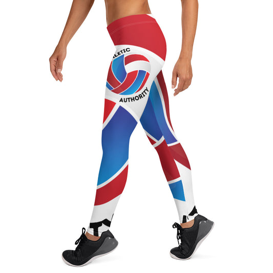 Athletic Authority  "Volley" Volley Ball All-Over Print Leggings