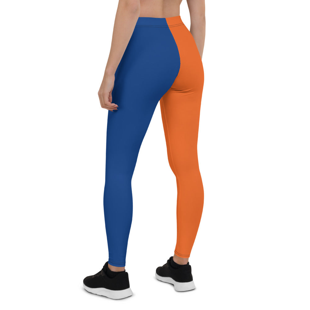 Athletic Authority "Navy Orange" Leggings copy