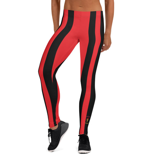 Athletic Authority  "Red / Black Flame" Leggings