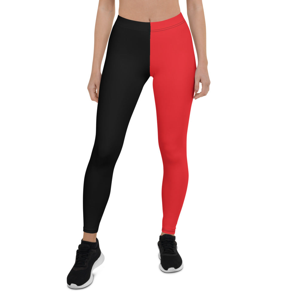 Athletic Authority  "Red  Black" Leggings