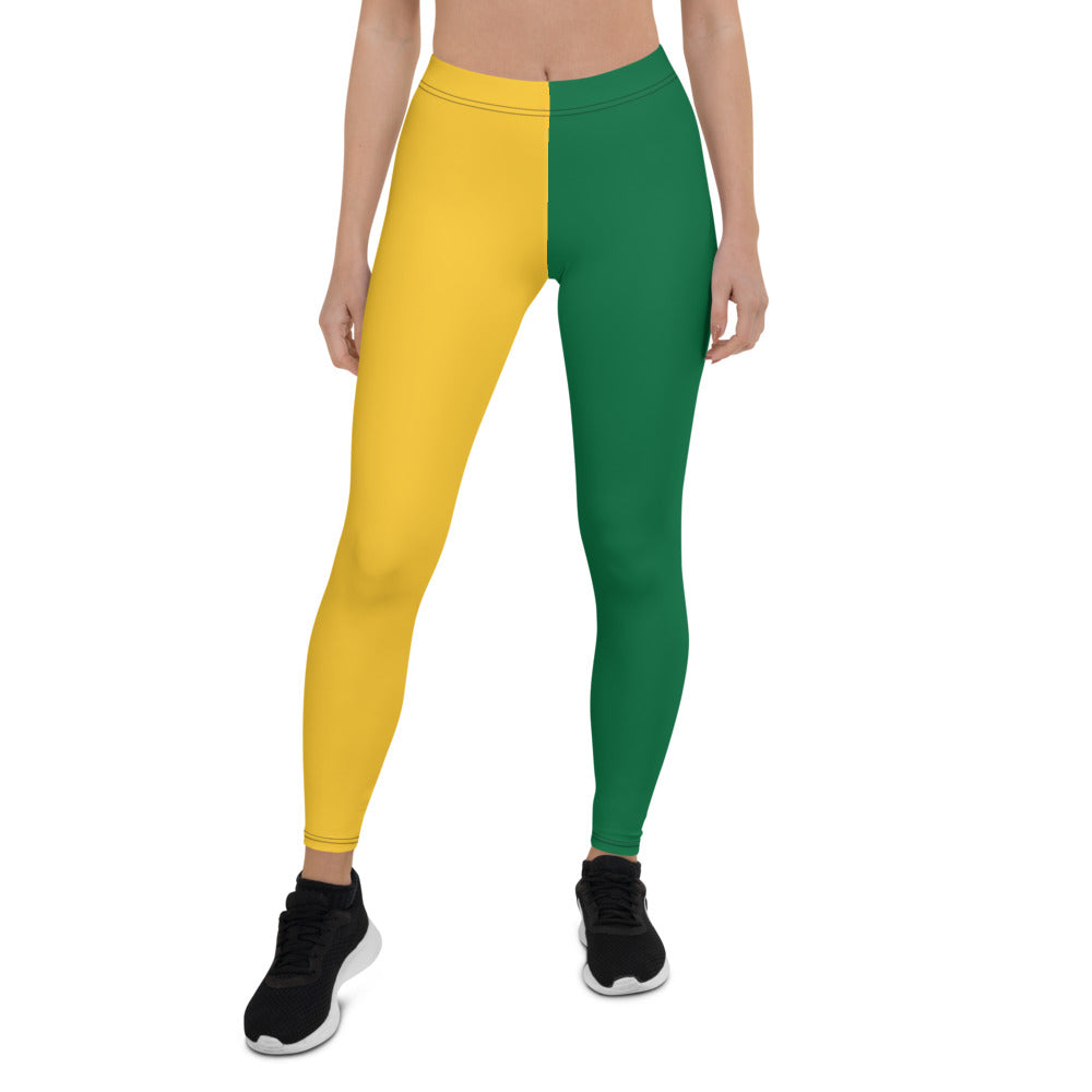 Athletic Authority  "Green Yellow" Leggings