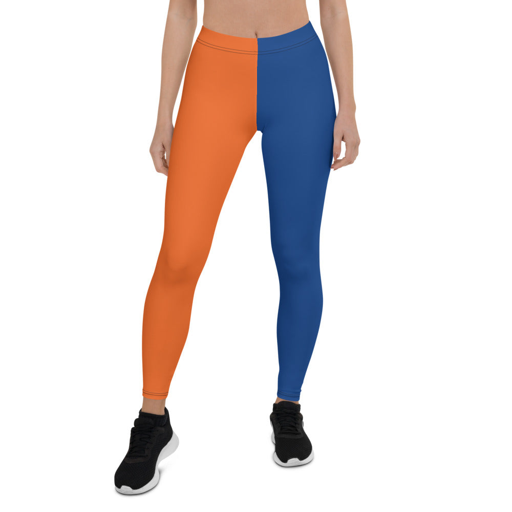 Athletic Authority "Navy Orange" Leggings copy