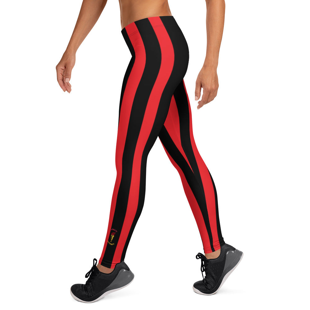 Athletic Authority  "Red / Black Flame" Leggings