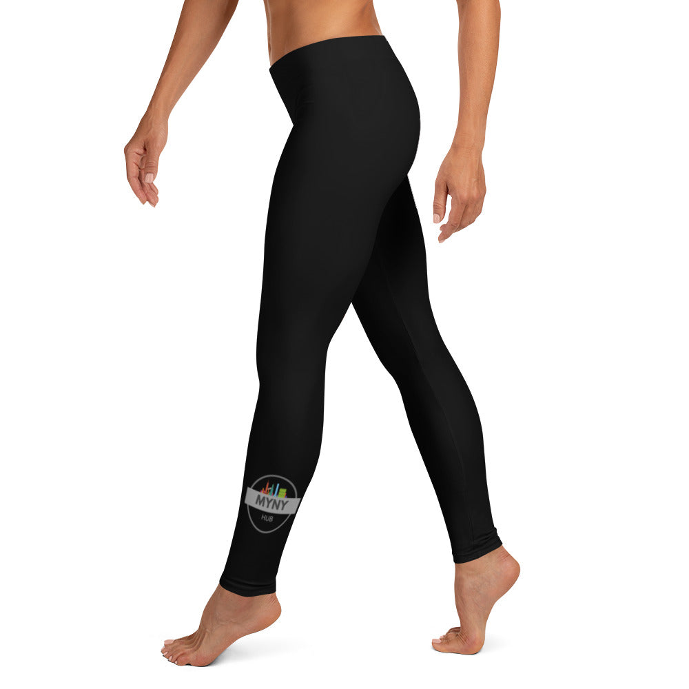 MYNY Hub "Laurelton" Black Leggings