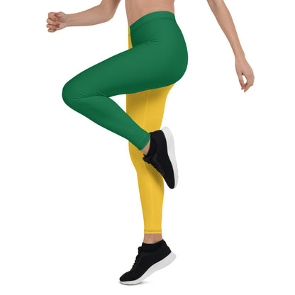 Athletic Authority  "Green Yellow" Leggings