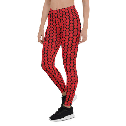 Athletic Authority "Volleyball Red" Leggings