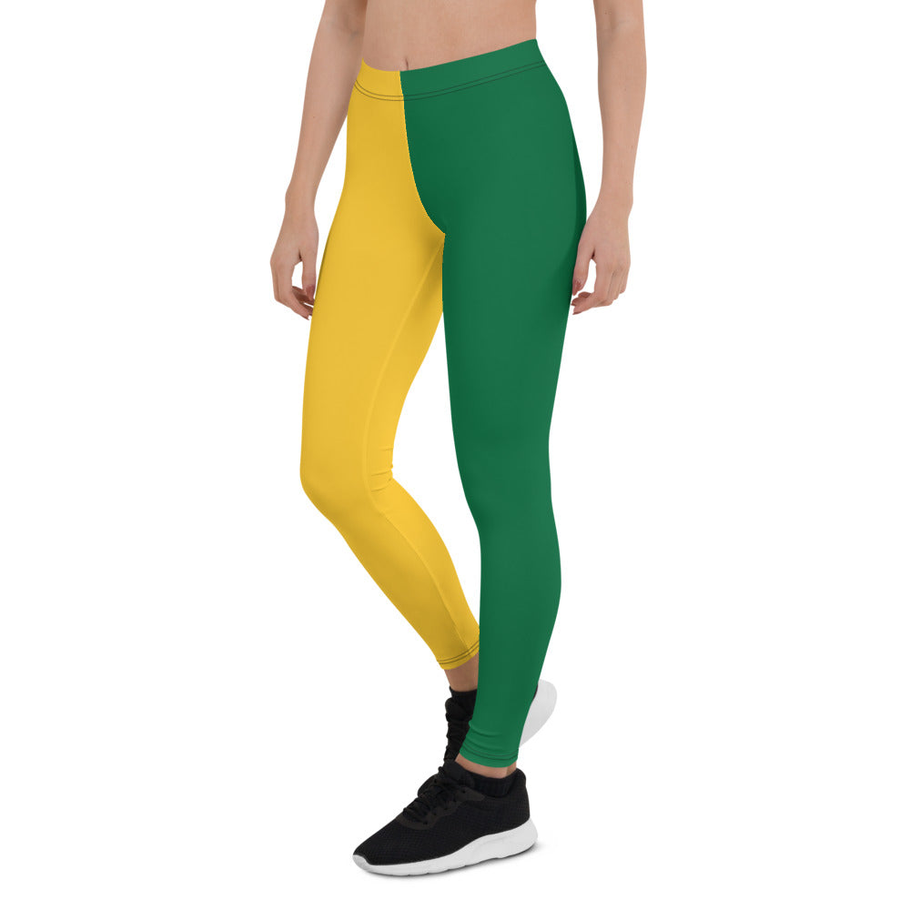 Athletic Authority  "Green Yellow" Leggings