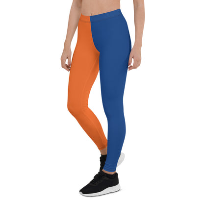 Athletic Authority "Navy Orange" Leggings copy