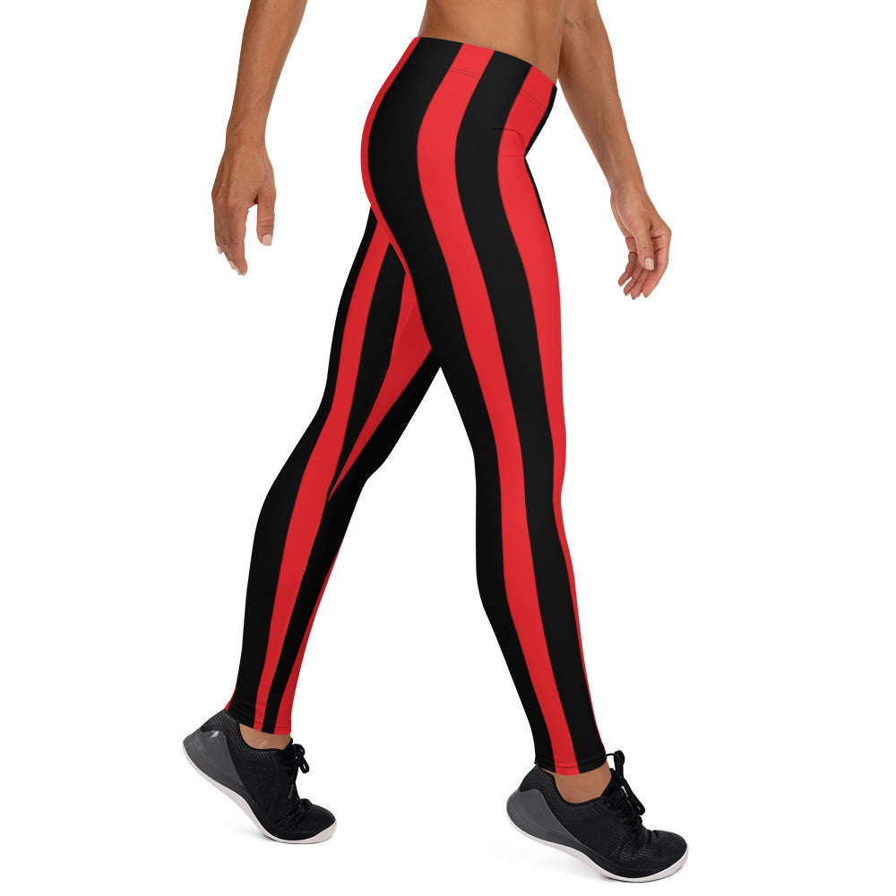 Athletic Authority  "Red / Black Flame" Leggings