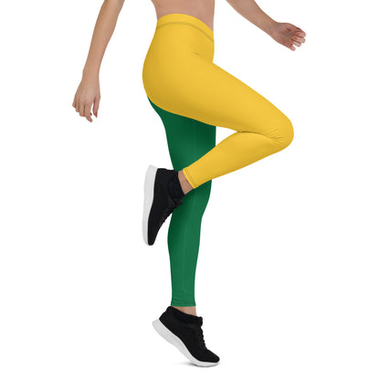 Athletic Authority  "Green Yellow" Leggings