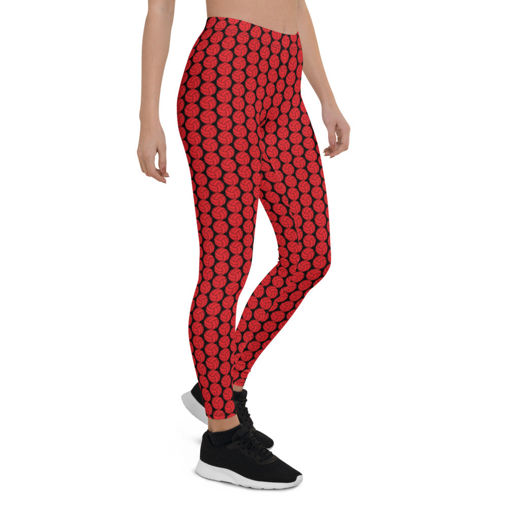 Athletic Authority "Volleyball Red" Leggings