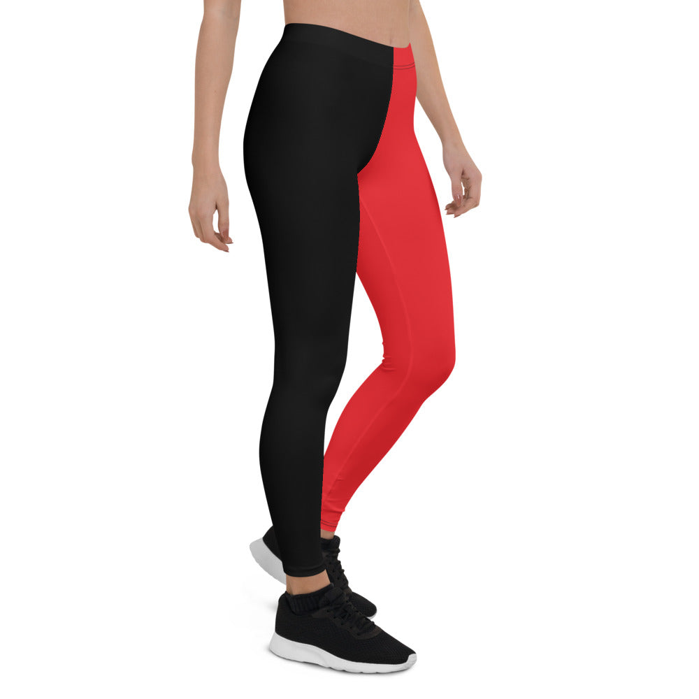 Athletic Authority  "Red  Black" Leggings