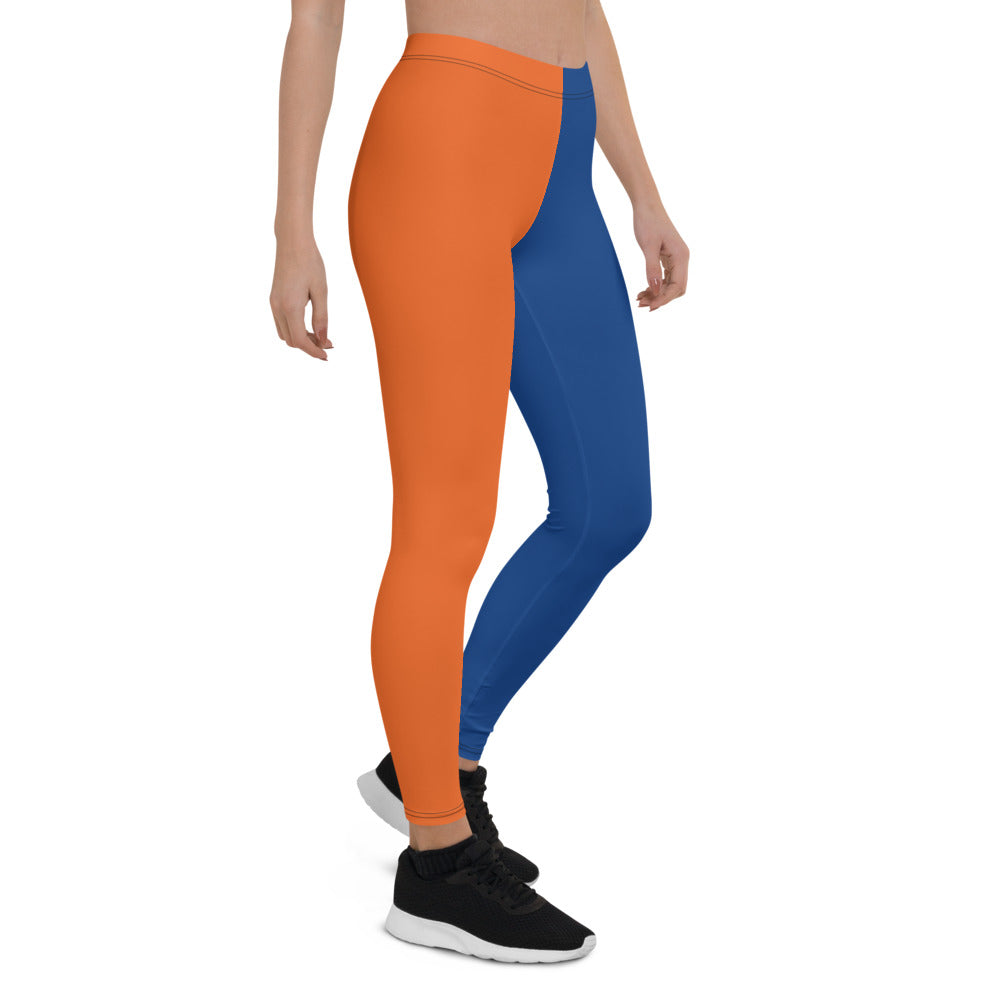 Athletic Authority "Navy Orange" Leggings copy