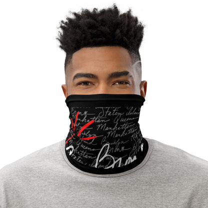 MYNY Hub NYC "5 Boroughs" Neck Gaiter front