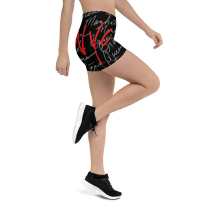 Athletic Authority NYC "5 Boroughs" All-Over Print Shorts right leg