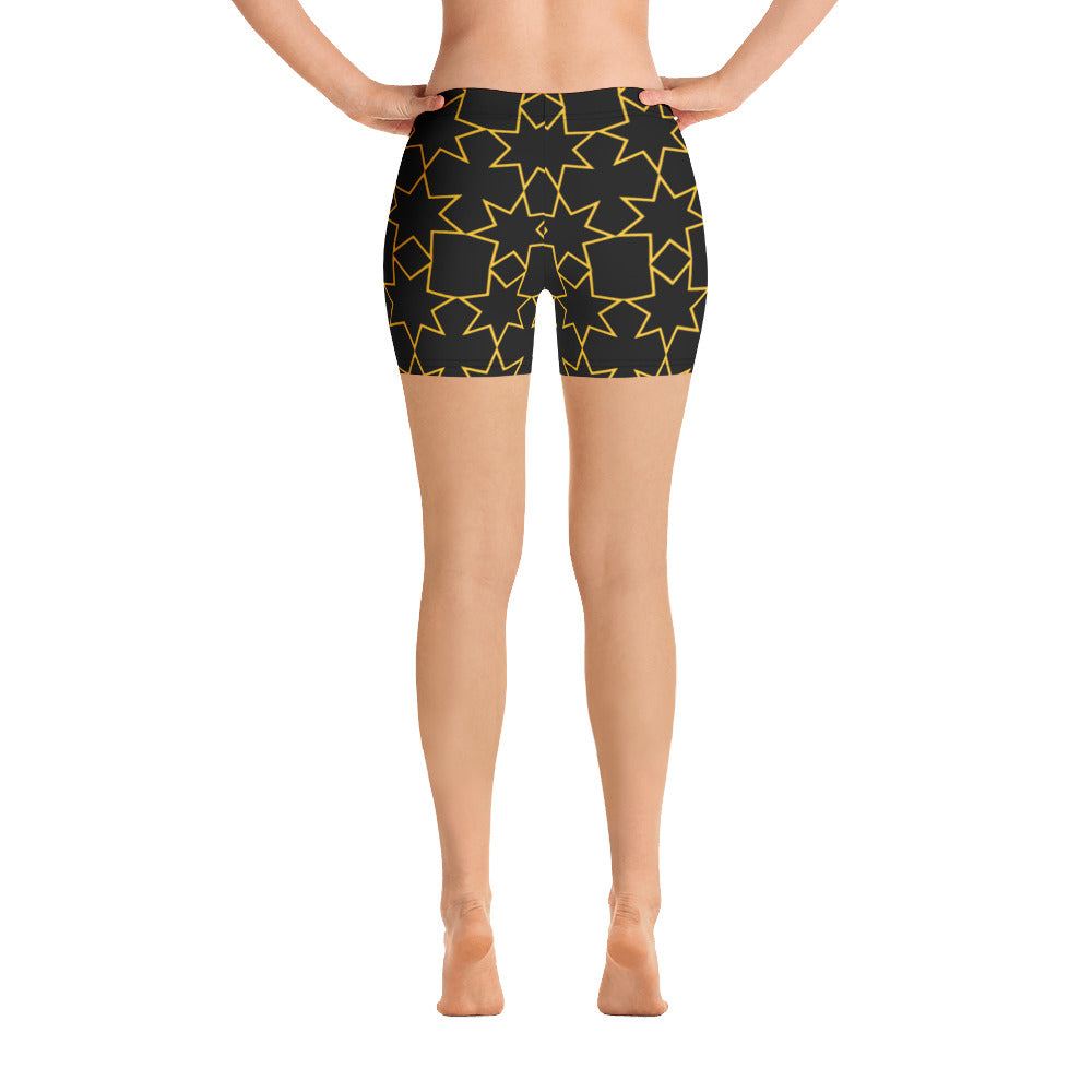 Athletic Authority "Star Burst Black" Shorts