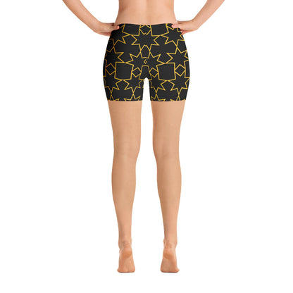 Athletic Authority "Star Burst Black" Shorts